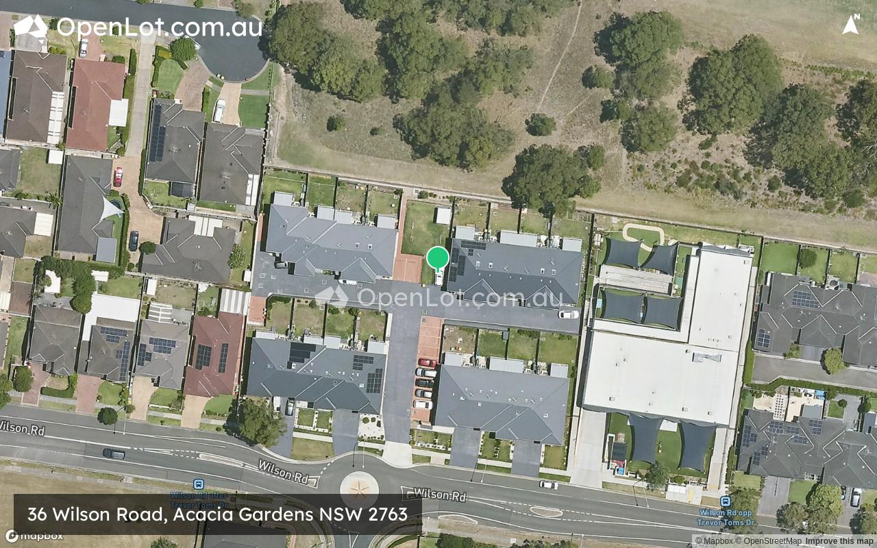 Satellite image for 36 Wilson Road, Acacia Gardens NSW 2763