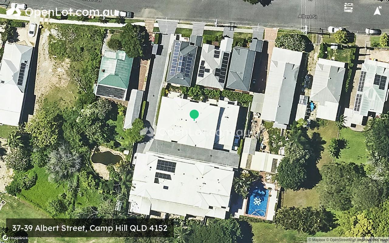 Satellite image for 37-39 Albert Street, Camp Hill QLD 4152