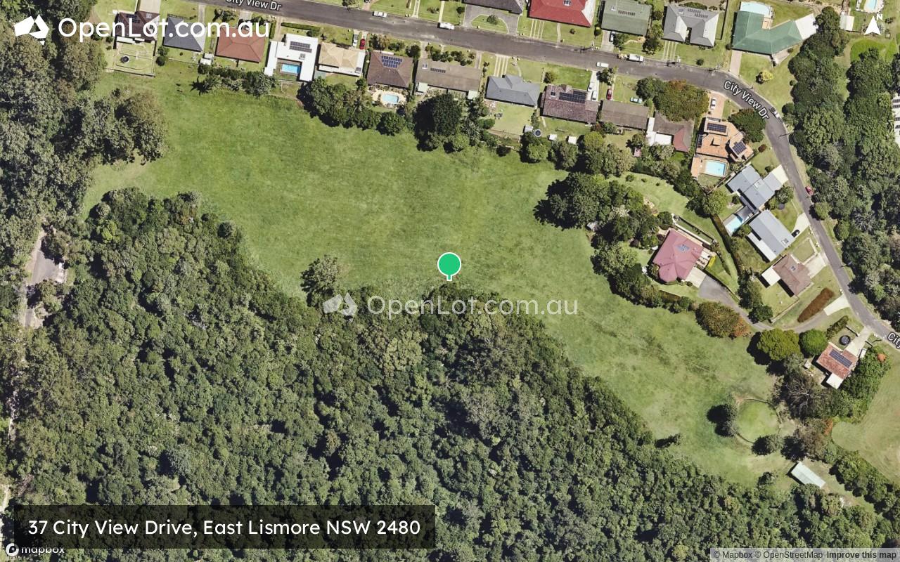 Satellite image for 37 City View Drive, East Lismore NSW 2480