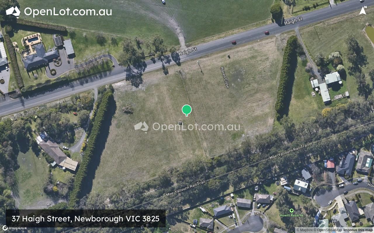 Satellite image for 37 Haigh Street, Newborough VIC 3825