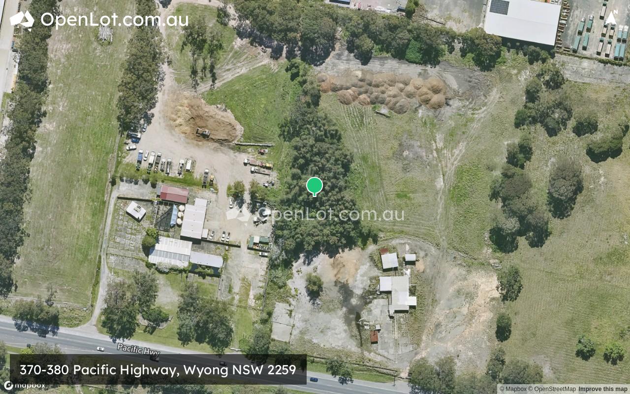 Satellite image for 370-380 Pacific Highway, Wyong NSW 2259