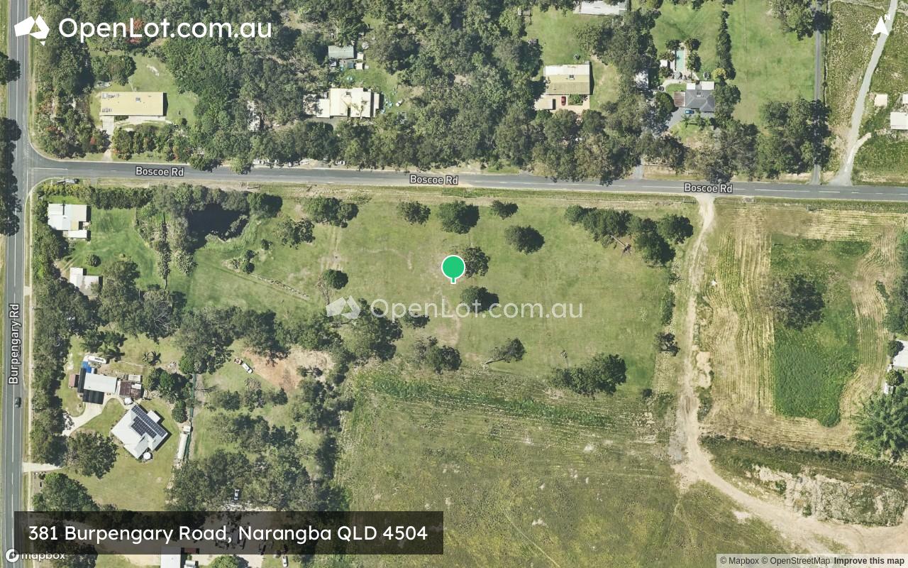 Satellite image for 381 Burpengary Road, Narangba QLD 4504