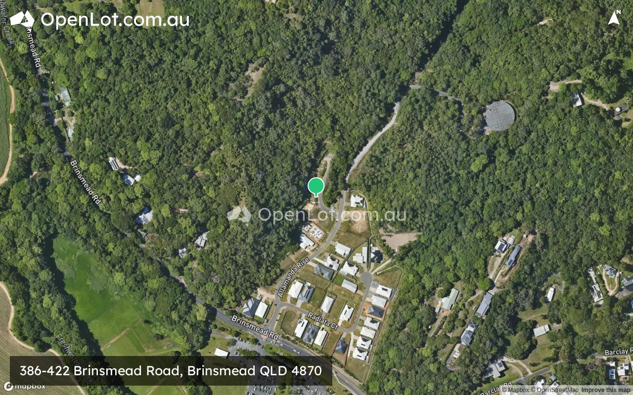 Satellite image for 386-422 Brinsmead Road, Brinsmead QLD 4870