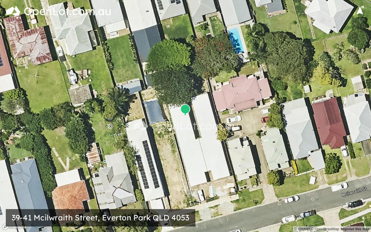 Satellite image for 39-41 Mcilwraith Street, Everton Park QLD 4053