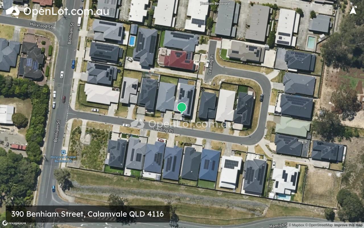 Satellite image for 390 Benhiam Street, Calamvale QLD 4116