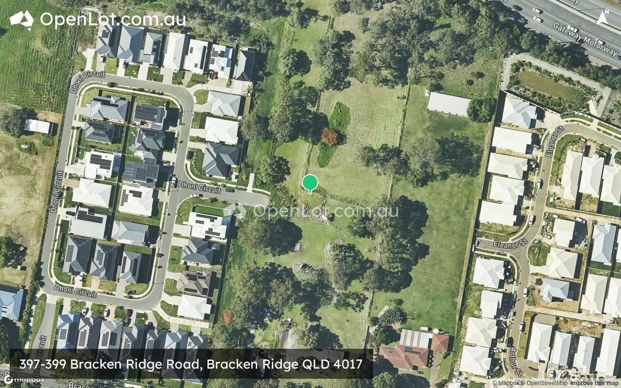 Satellite image for 397-399 Bracken Ridge Road, Bracken Ridge QLD 4017