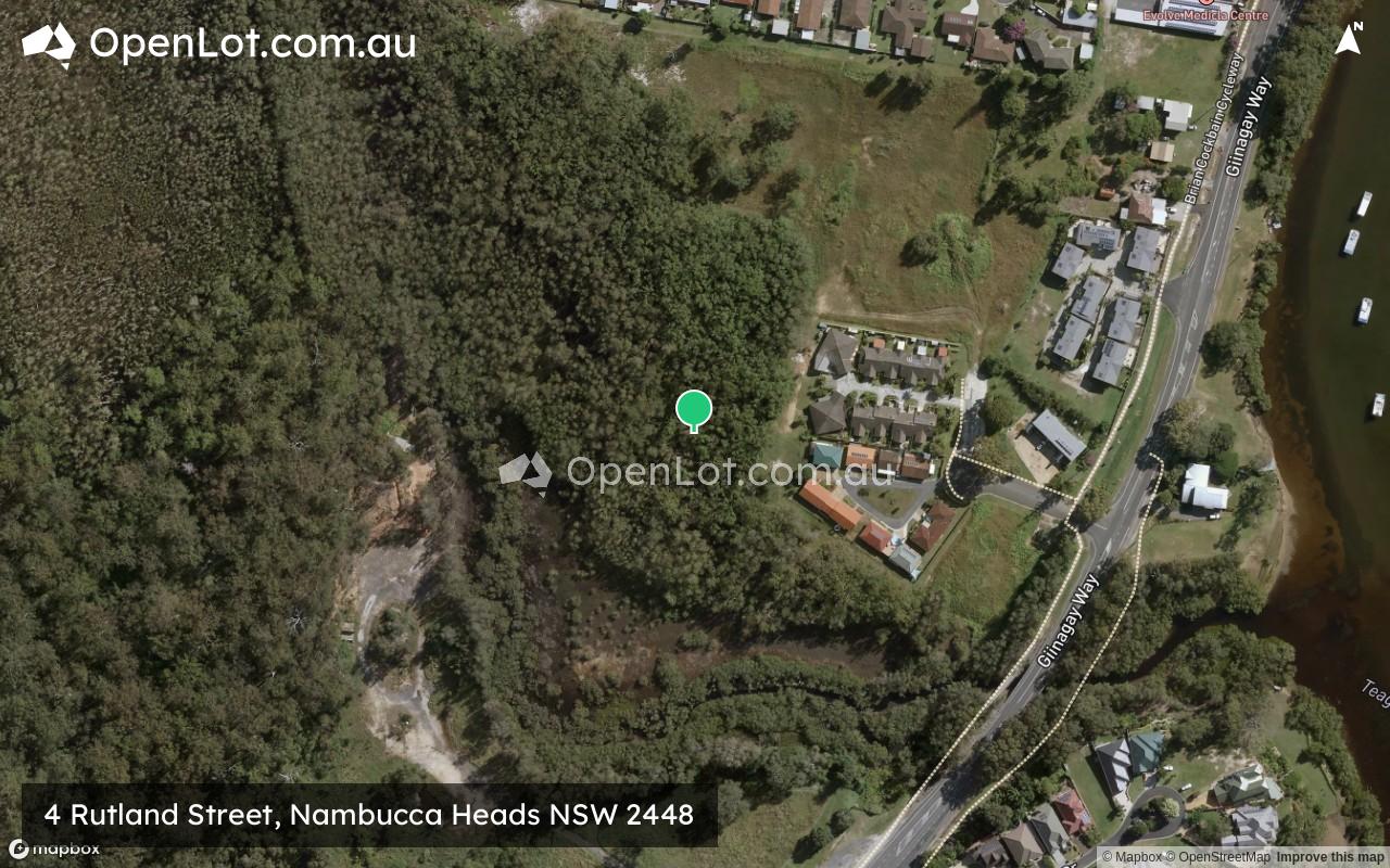 Satellite image for 4 Rutland Street, Nambucca Heads NSW 2448
