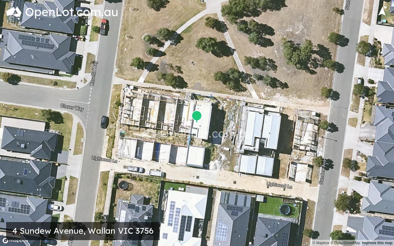 Satellite image for 4 Sundew Avenue, Wallan VIC 3756