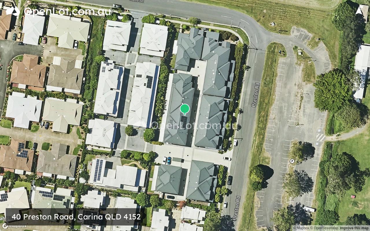 Satellite image for 40 Preston Road, Carina QLD 4152