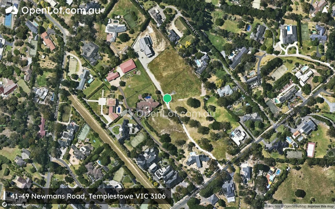 Satellite image for 41-49 Newmans Road, Templestowe VIC 3106