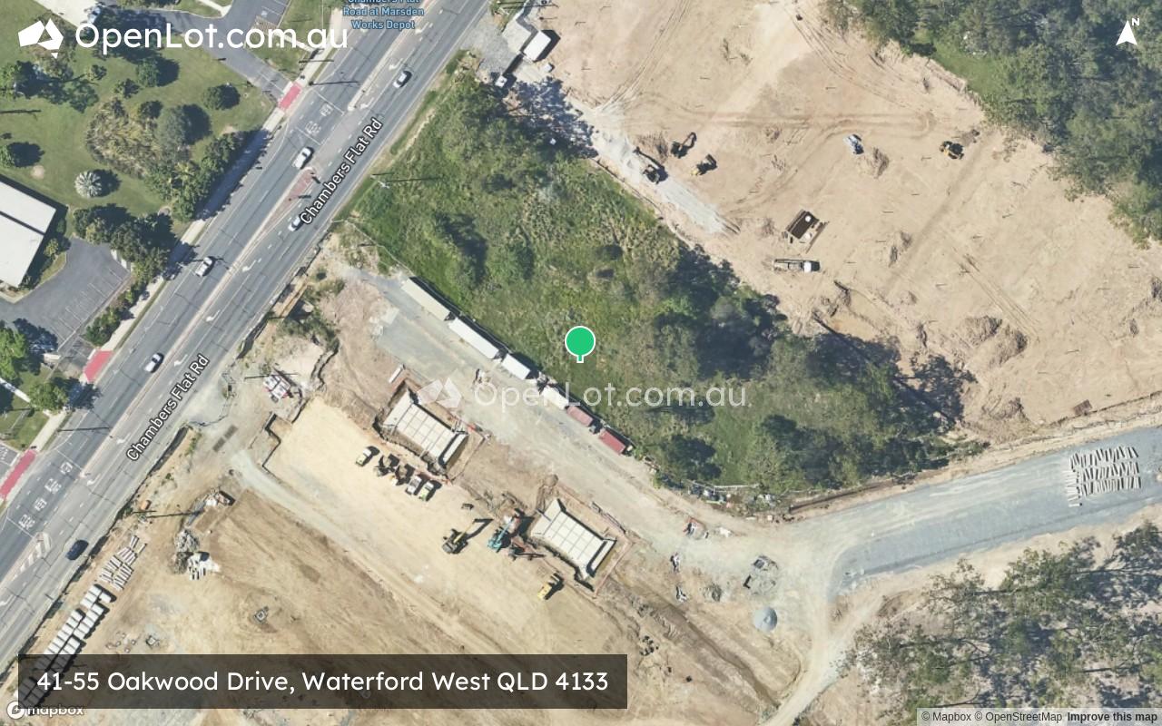 Satellite image for 41-55 Oakwood Drive, Waterford West QLD 4133
