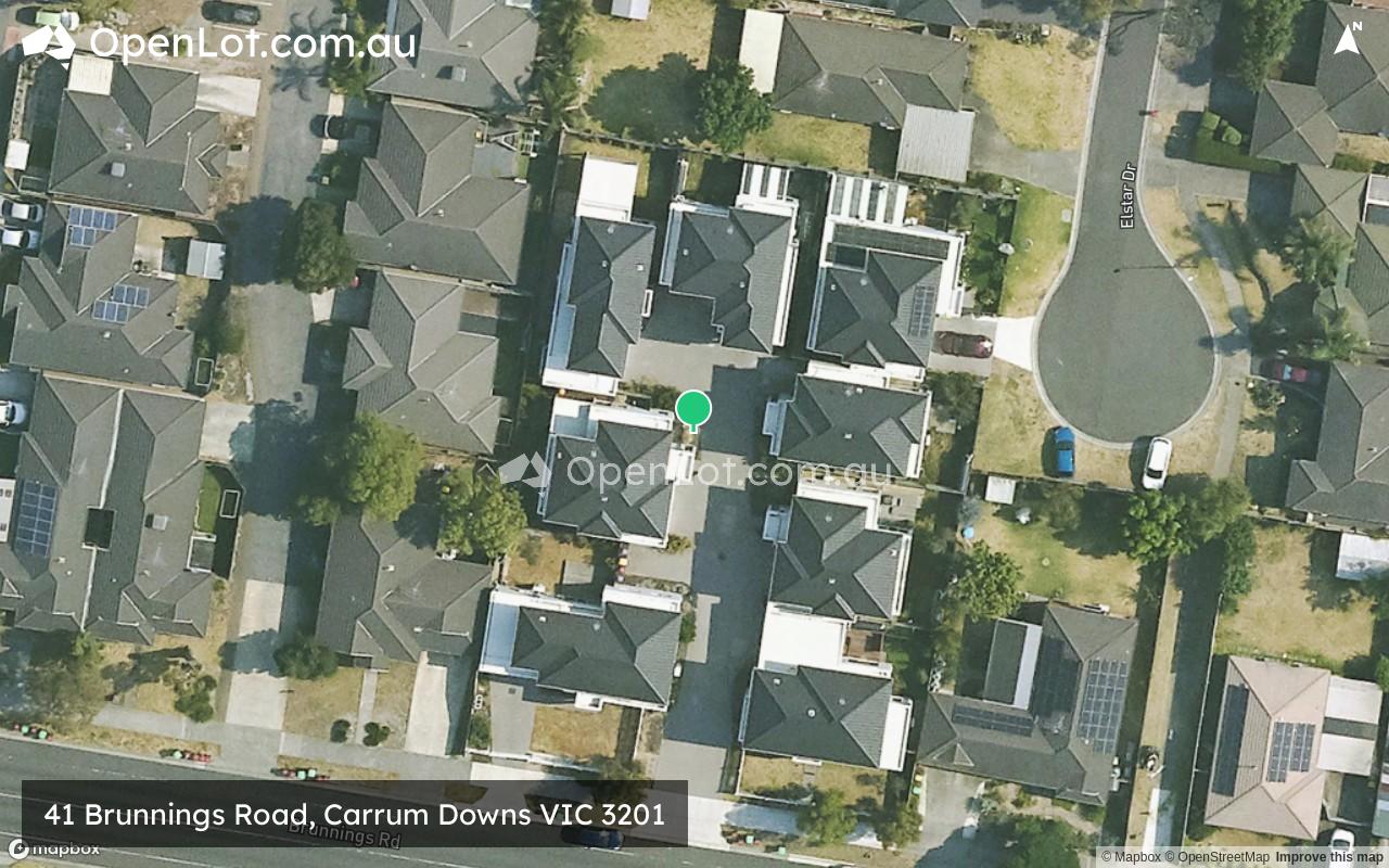 Satellite image for 41 Brunnings Road, Carrum Downs VIC 3201