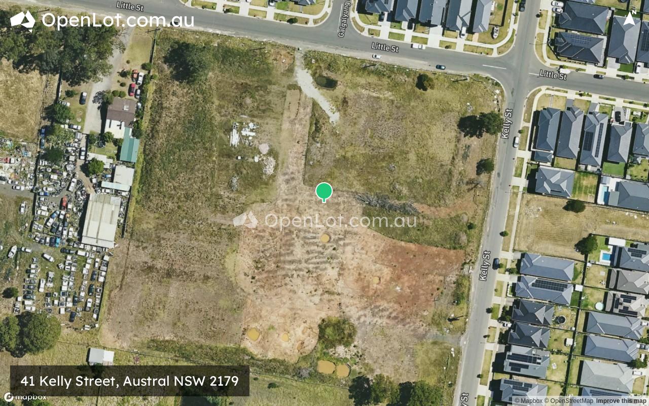 Satellite image for 41 Kelly Street, Austral NSW 2179