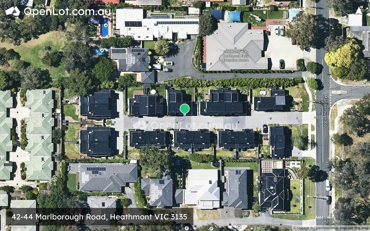 Satellite image for 42-44 Marlborough Road, Heathmont VIC 3135