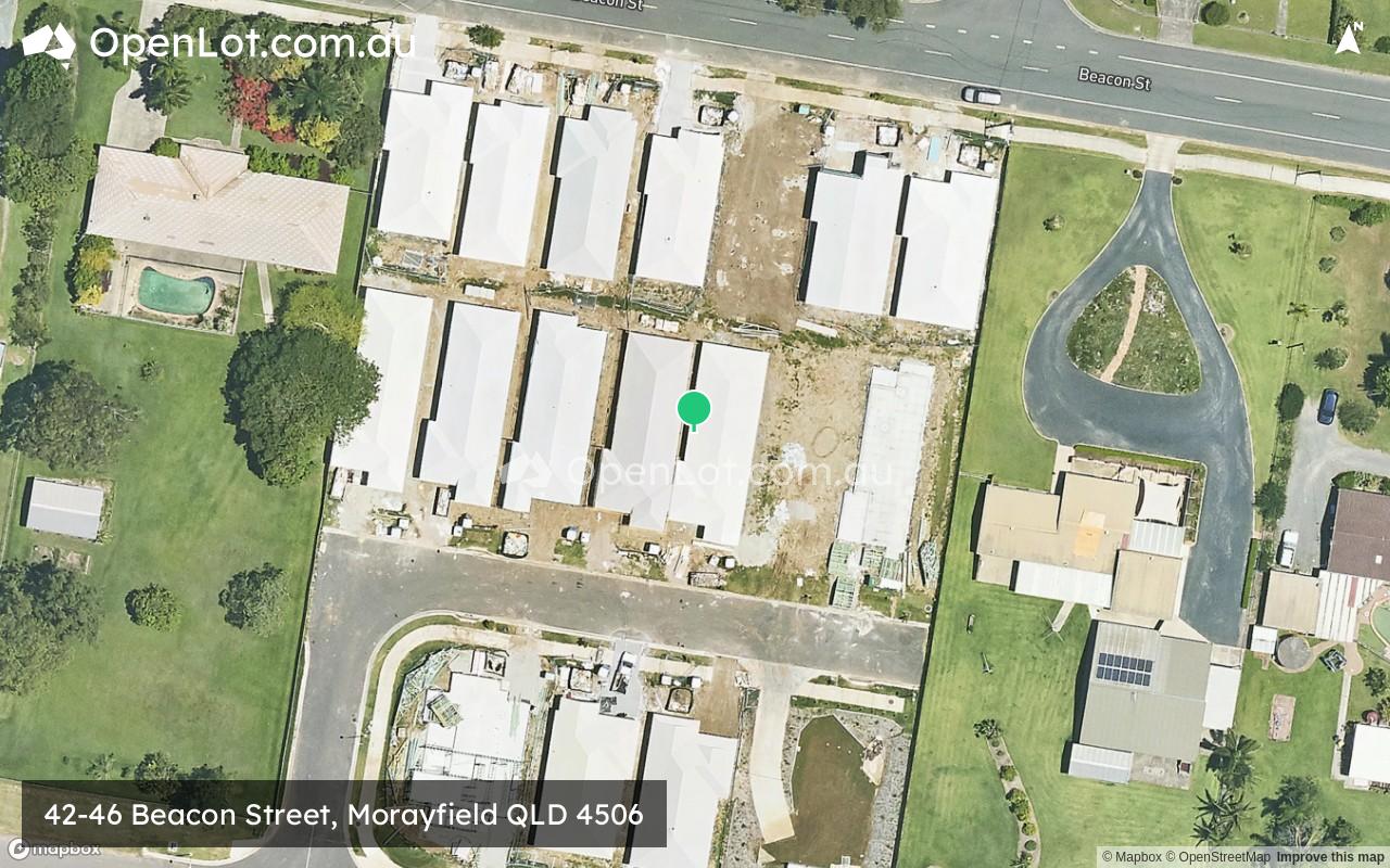 Satellite image for 42-46 Beacon Street, Morayfield QLD 4506