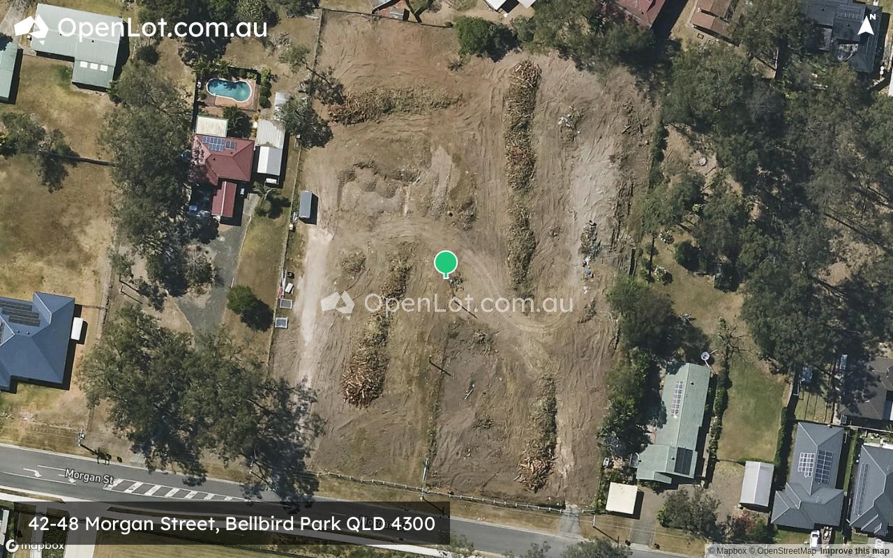 Satellite image for 42-48 Morgan Street, Bellbird Park QLD 4300