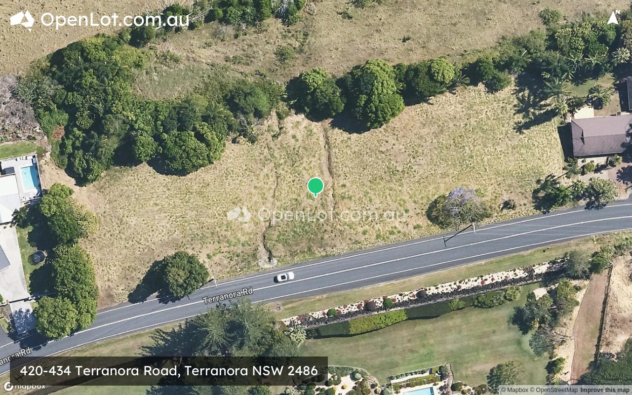 Satellite image for 420-434 Terranora Road, Terranora NSW 2486