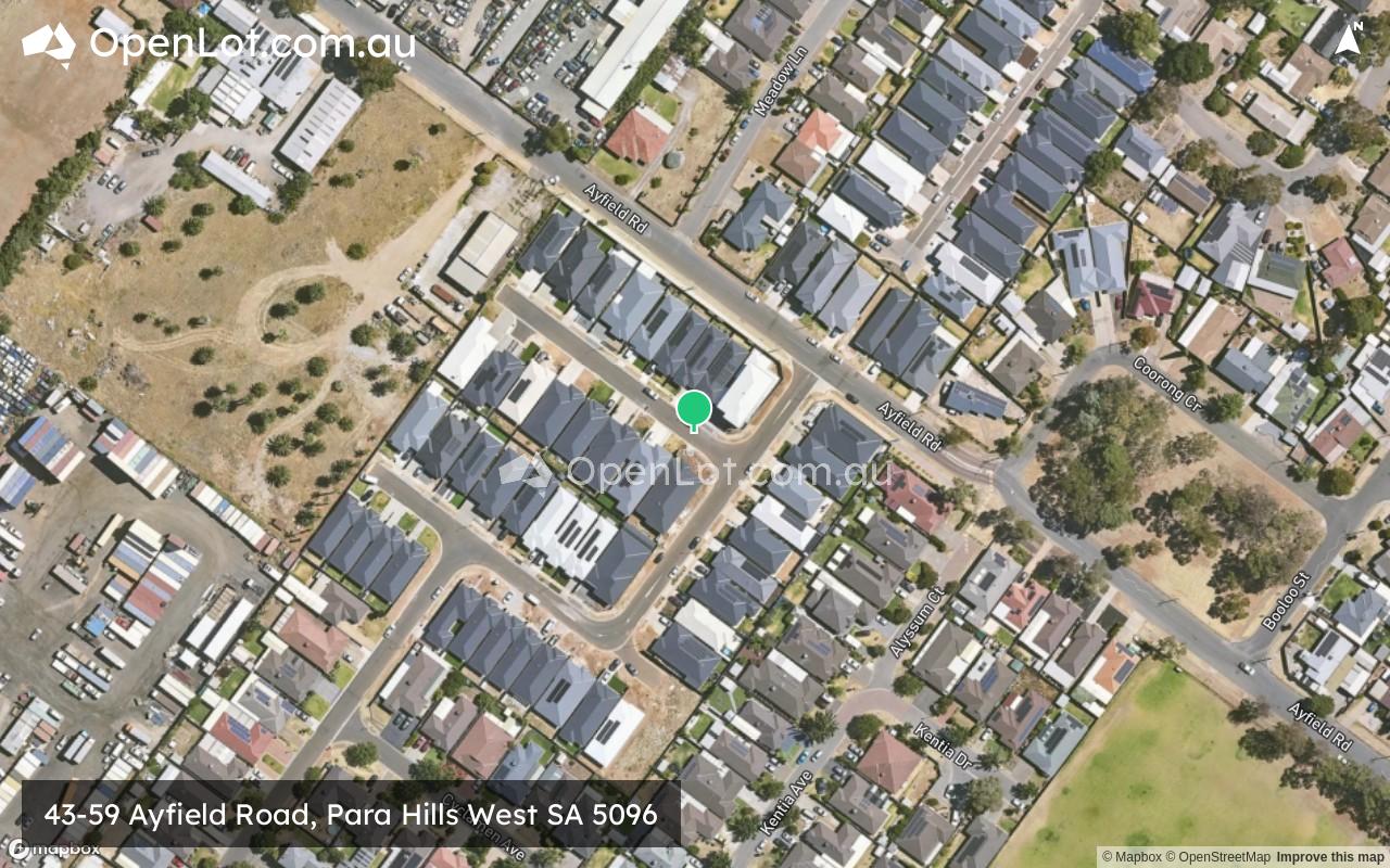 Satellite image for 43-59 Ayfield Road, Para Hills West SA 5096