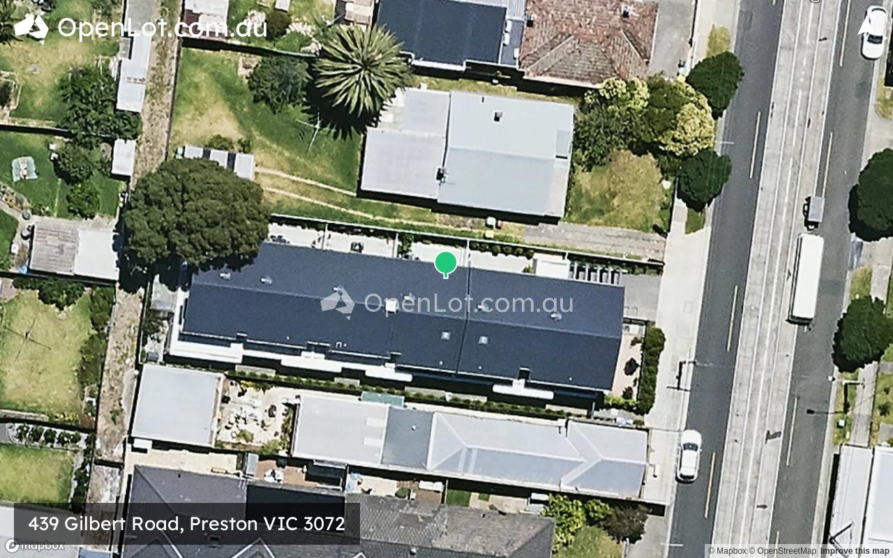 Satellite image for 439 Gilbert Road, Preston VIC 3072