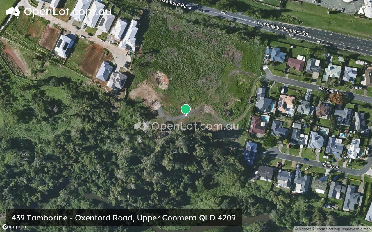 Satellite image for 439 Tamborine - Oxenford Road, Upper Coomera QLD 4209