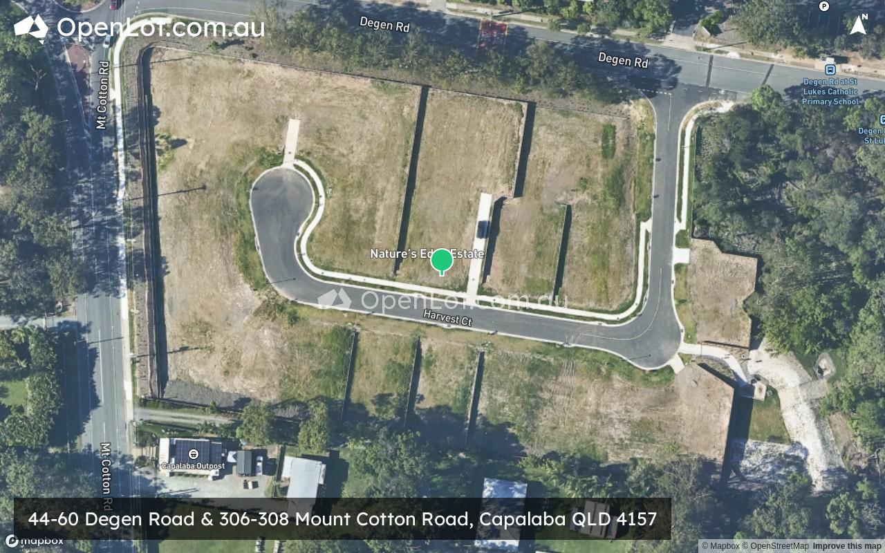 Satellite image for 44-60 Degen Road & 306-308 Mount Cotton Road, Capalaba QLD 4157