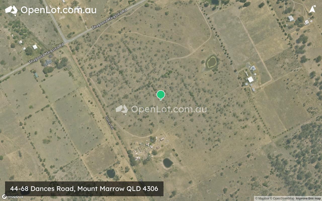 Satellite image for 44-68 Dances Road, Mount Marrow QLD 4306