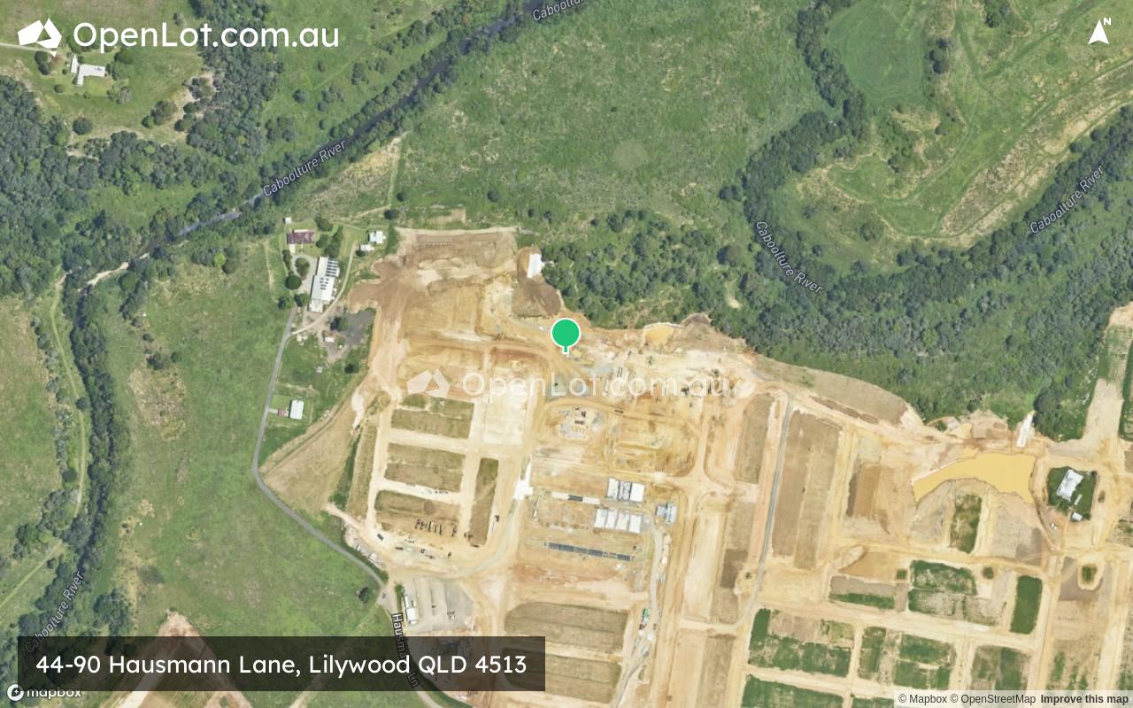 Satellite image for 44-90 Hausmann Lane, Lilywood QLD 4513