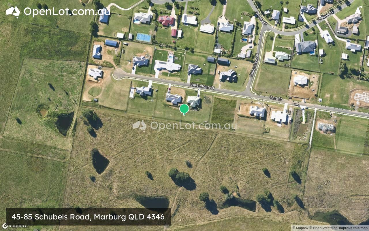 Satellite image for 45-85 Schubels Road, Marburg QLD 4346