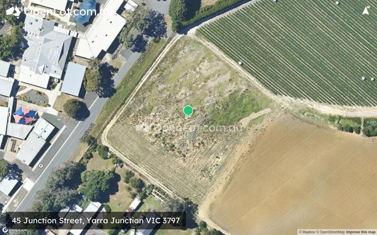 Satellite image for 45 Junction Street, Yarra Junction VIC 3797