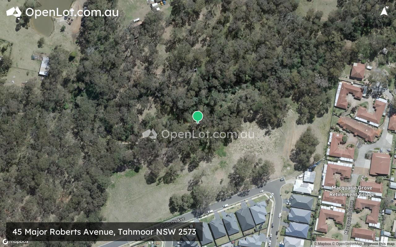 Satellite image for 45 Major Roberts Avenue, Tahmoor NSW 2573