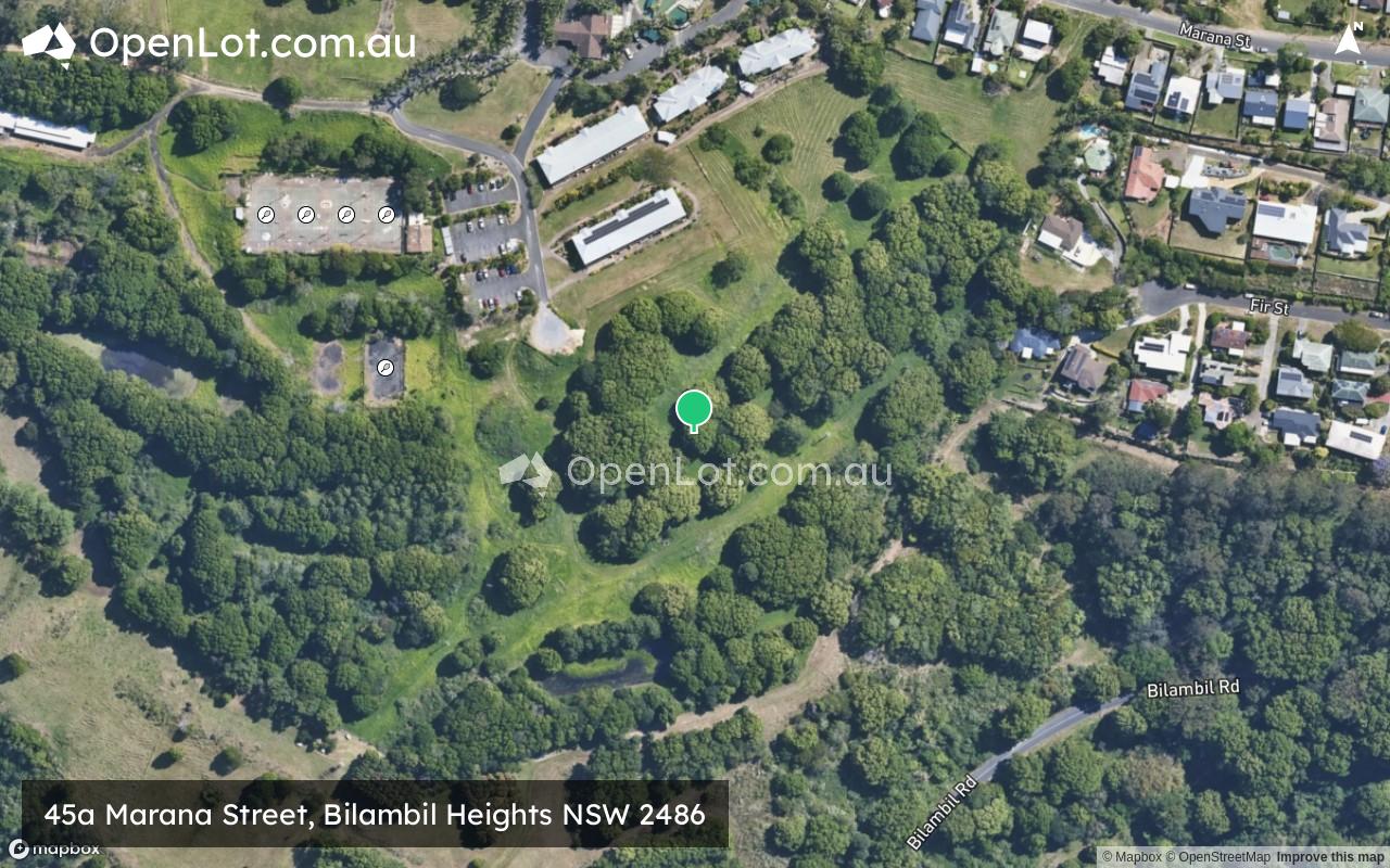 Satellite image for 45a Marana Street, Bilambil Heights NSW 2486