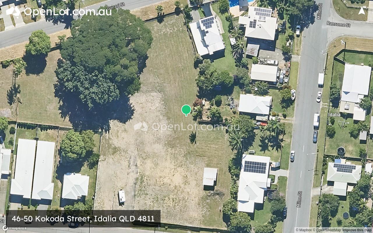 Satellite image for 46-50 Kokoda Street, Idalia QLD 4811