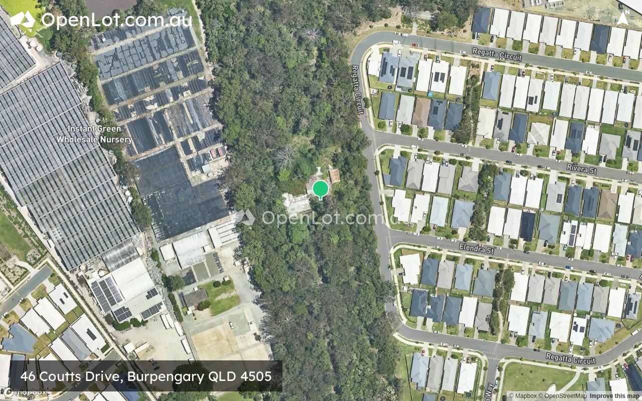 Satellite image for 46 Coutts Drive, Burpengary QLD 4505