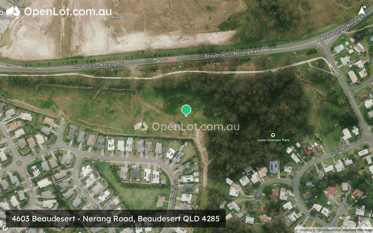 Satellite image for 4603 Beaudesert - Nerang Road, Beaudesert QLD 4285