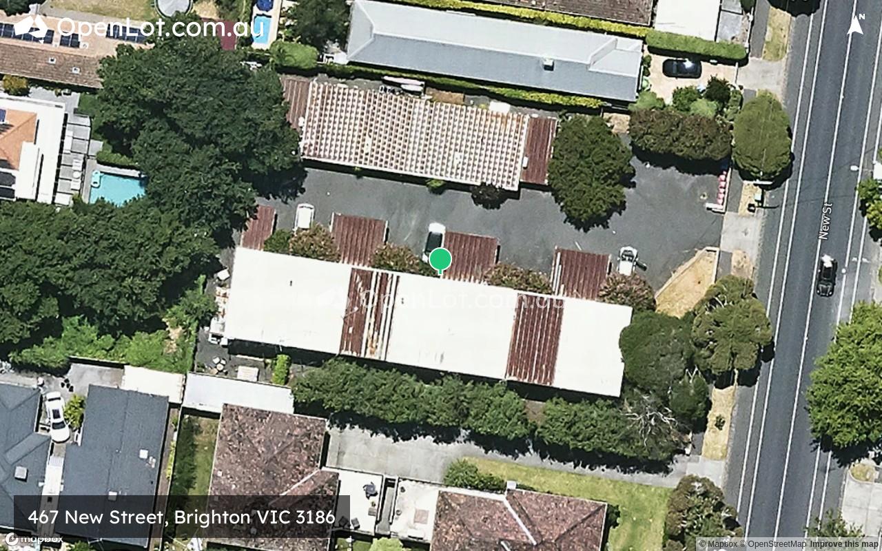 Satellite image for 467 New Street, Brighton VIC 3186