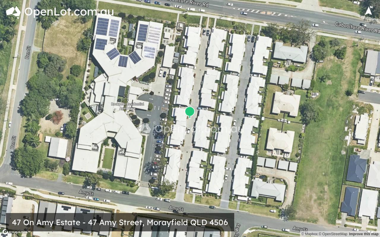 Satellite image for 47 On Amy Estate - 47 Amy Street, Morayfield QLD 4506
