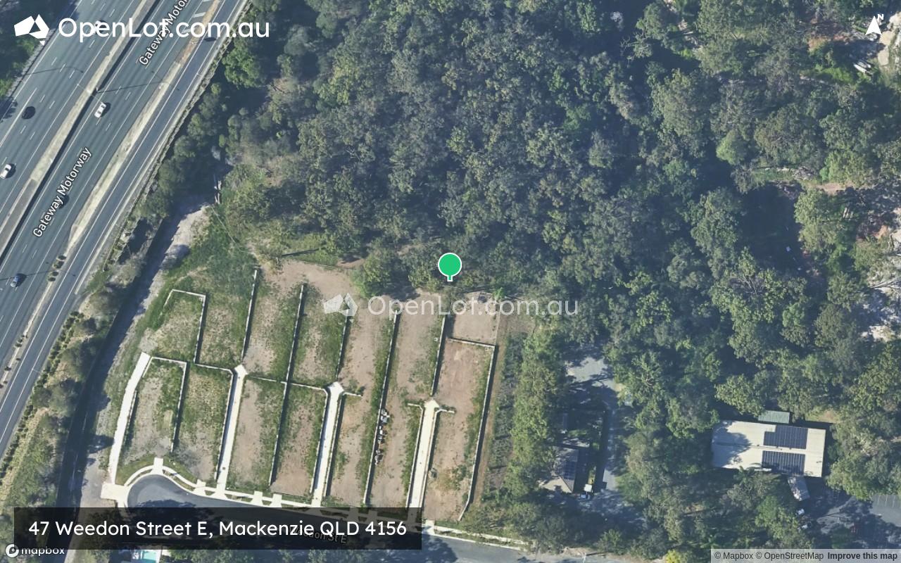Satellite image for 47 Weedon Street E, Mackenzie QLD 4156