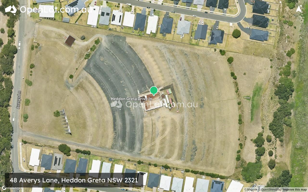 Satellite image for 48 Averys Lane, Heddon Greta NSW 2321