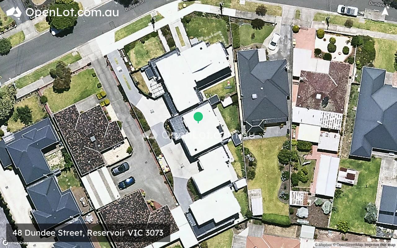 Satellite image for 48 Dundee Street, Reservoir VIC 3073