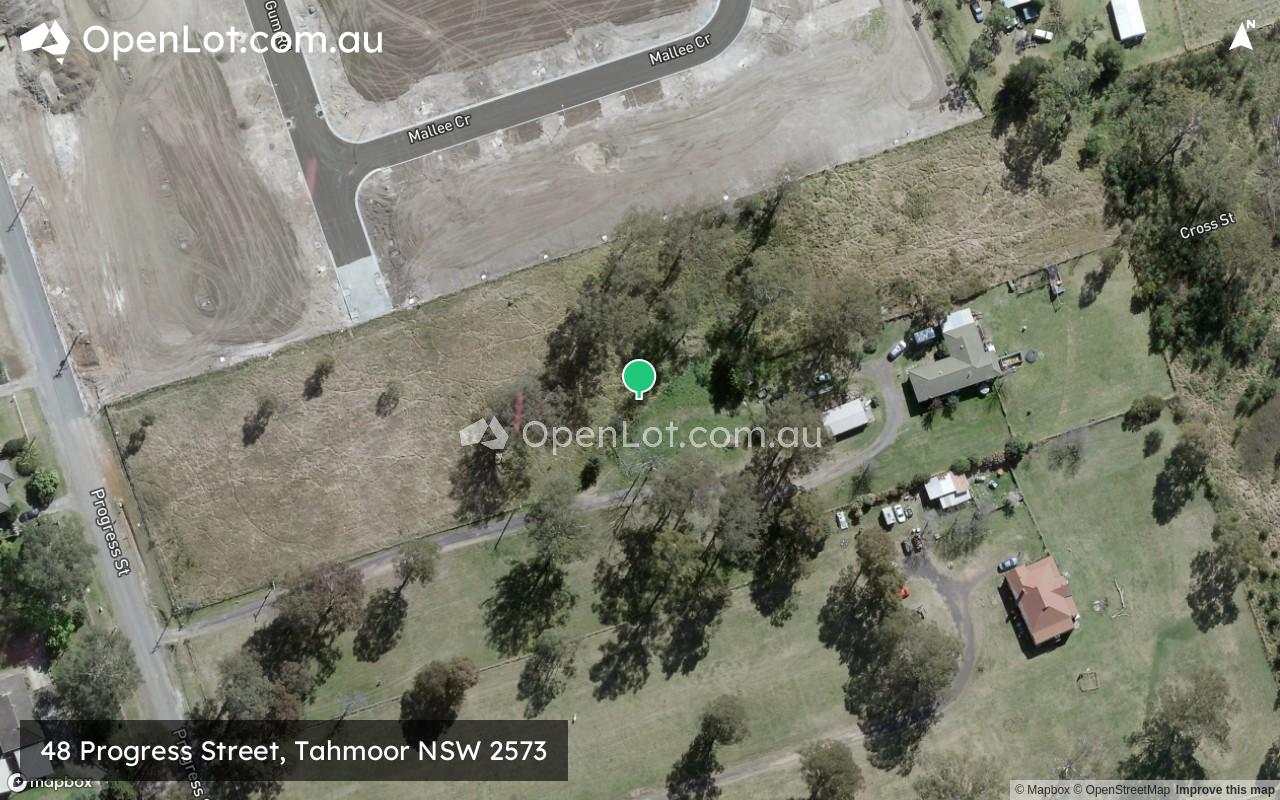 Satellite image for 48 Progress Street, Tahmoor NSW 2573