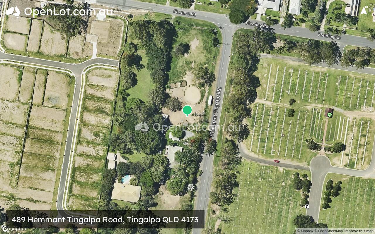 Satellite image for 489 Hemmant Tingalpa Road, Tingalpa QLD 4173