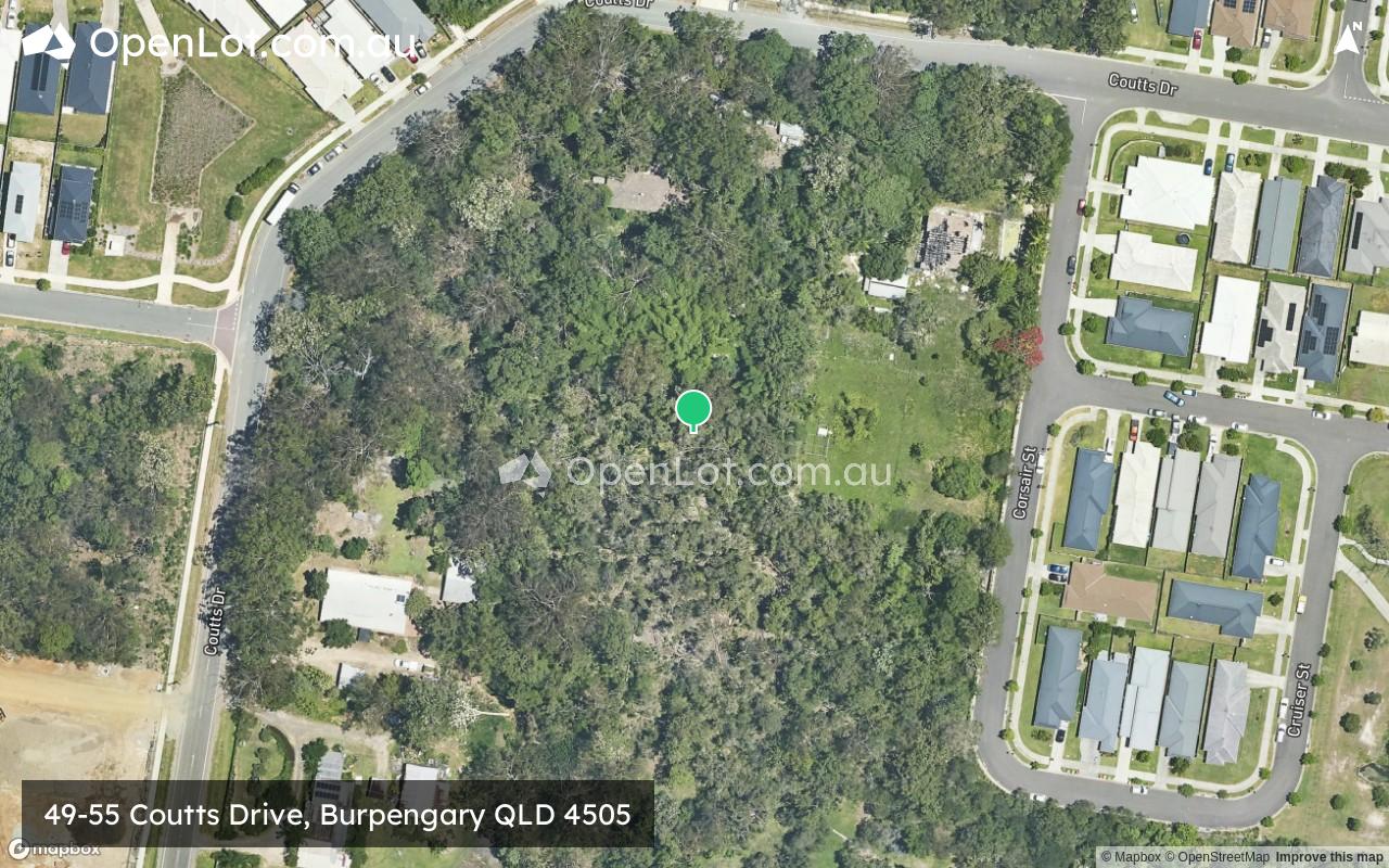 Satellite image for 49-55 Coutts Drive, Burpengary QLD 4505