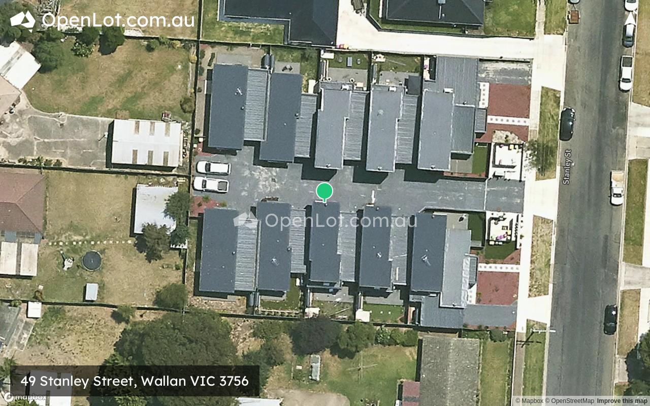 Satellite image for 49 Stanley Street, Wallan VIC 3756