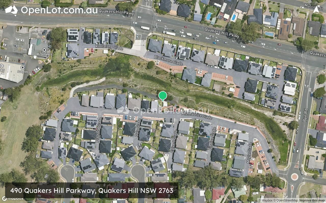 Satellite image for 490 Quakers Hill Parkway, Quakers Hill NSW 2763