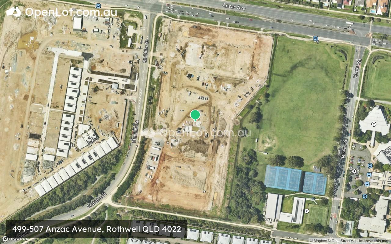 Satellite image for 499-507 Anzac Avenue, Rothwell QLD 4022
