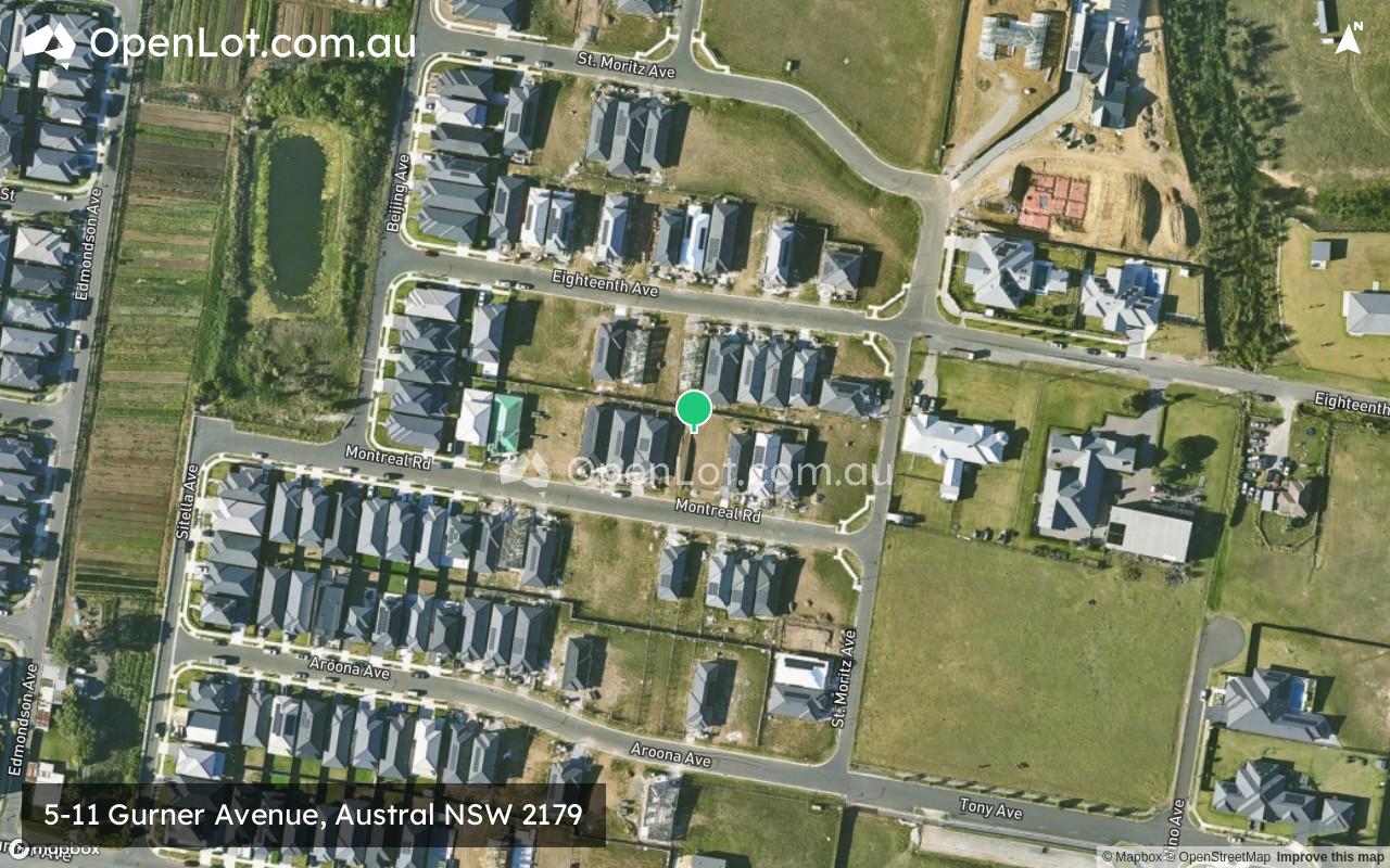 Satellite image for 5-11 Gurner Avenue, Austral NSW 2179
