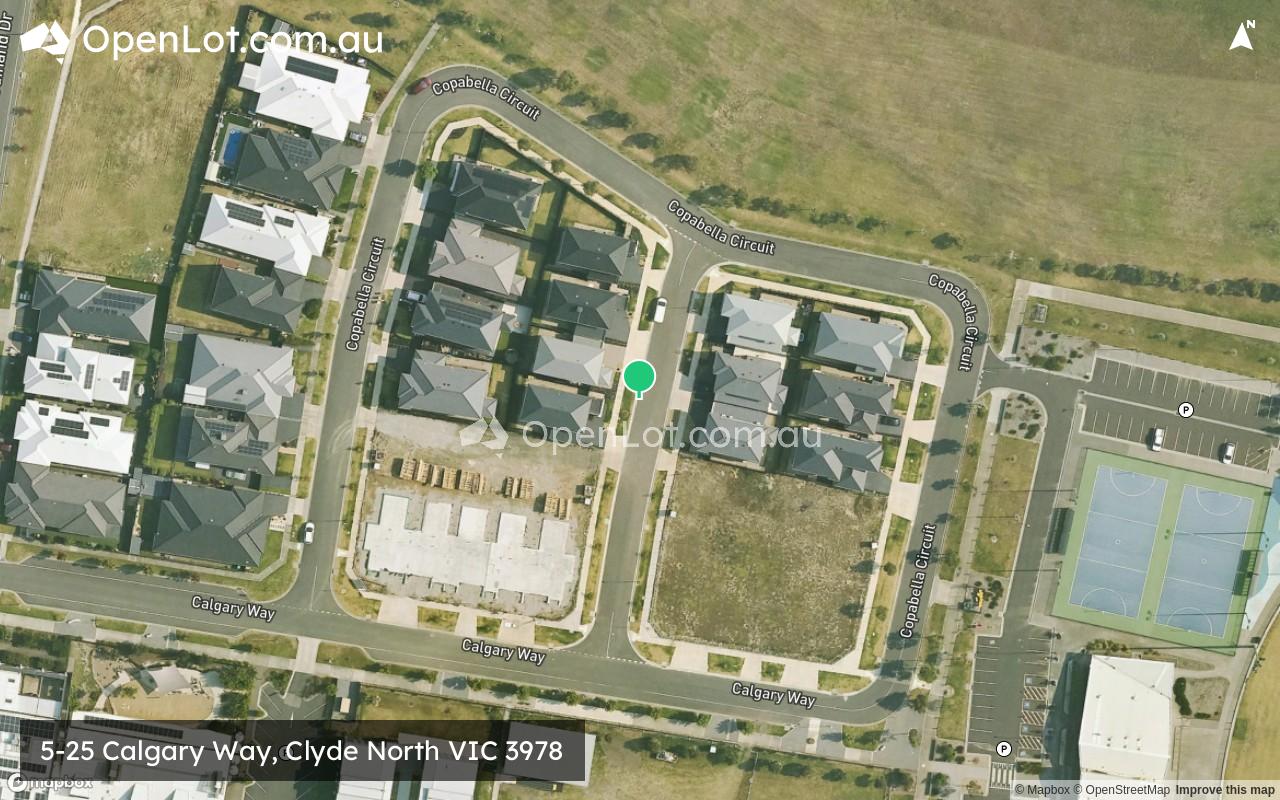Satellite image for 5-25 Calgary Way, Clyde North VIC 3978