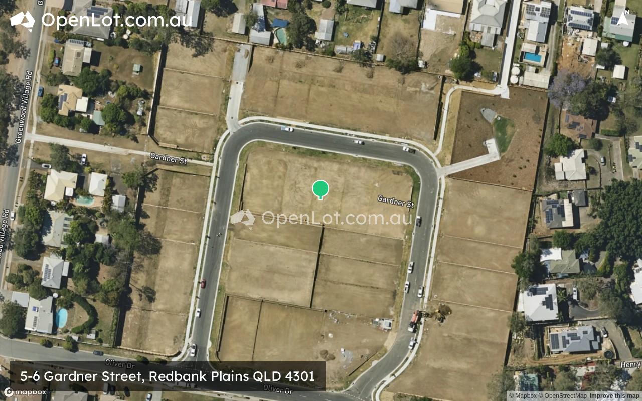 Satellite image for 5-6 Gardner Street, Redbank Plains QLD 4301