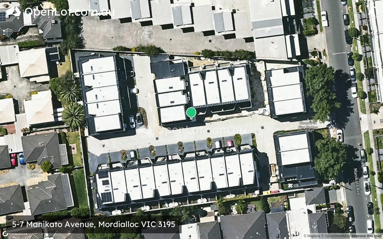 Satellite image for 5-7 Manikato Avenue, Mordialloc VIC 3195