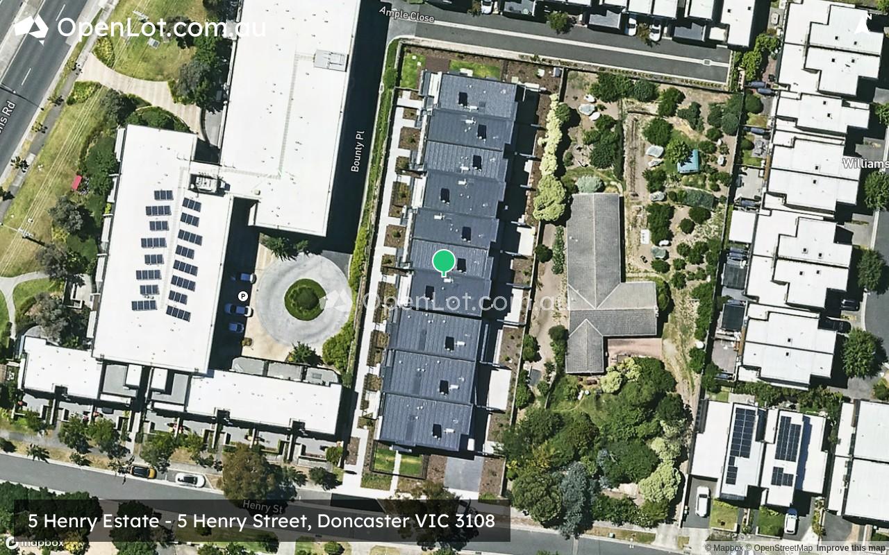 Satellite image for 5 Henry Estate - 5 Henry Street, Doncaster VIC 3108